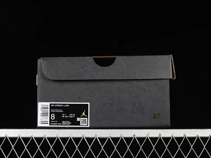All categories Air Jordan Jordan series basketball shoes Air Jordan 1 Low G version pure original Air Jordan 1 Low "Vintage Grey" AJ1 Joe 1 white gray low-top basketball shoes 553558-053